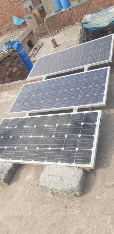 Slightly used 2×175W Cell Garmny + 1×180W Solar Risen