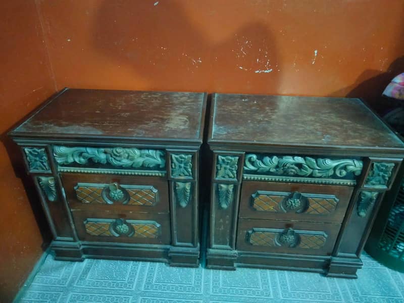 bed with side tables 1