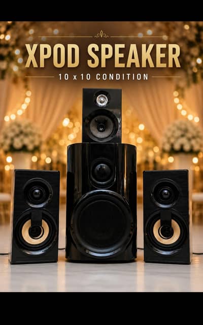 Xpod x black cooper all in one whoofer speakers