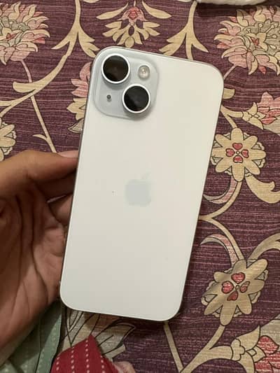 apple iphone 15 ice blue with box