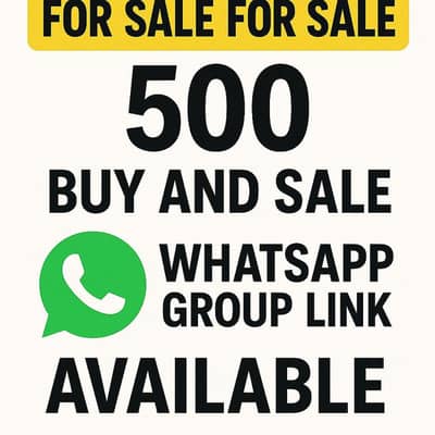 500 public whatapp group link available buy and sale,