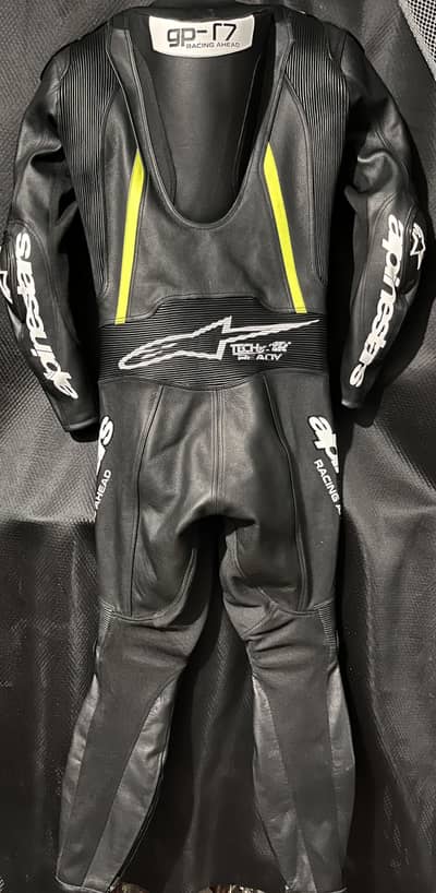 Motorbike racing leather suit