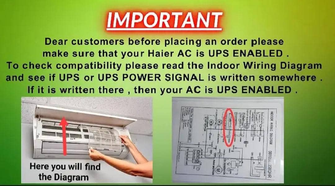 Ups Device For Haier Ups Enabled AC 1