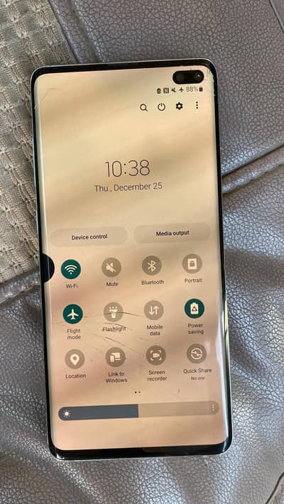 Samsung Mobile S10 Plus Non Pta With Original Box .