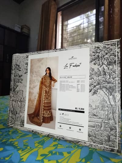 Afrozeh La Fuchsia Unstitched brand New
