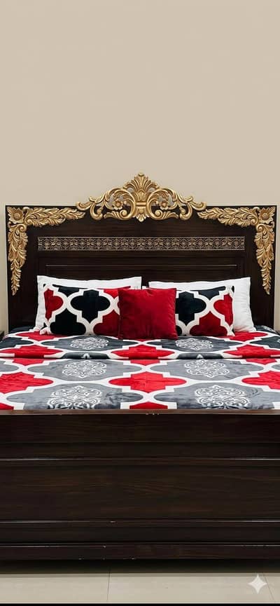 King Size bed. Used.