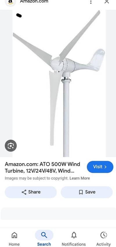 wind turbine available for sell