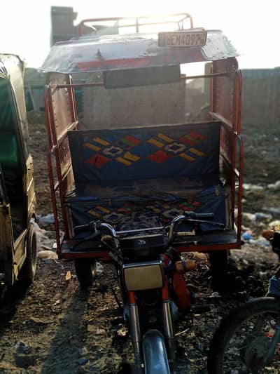 Shaft-type rickshaw