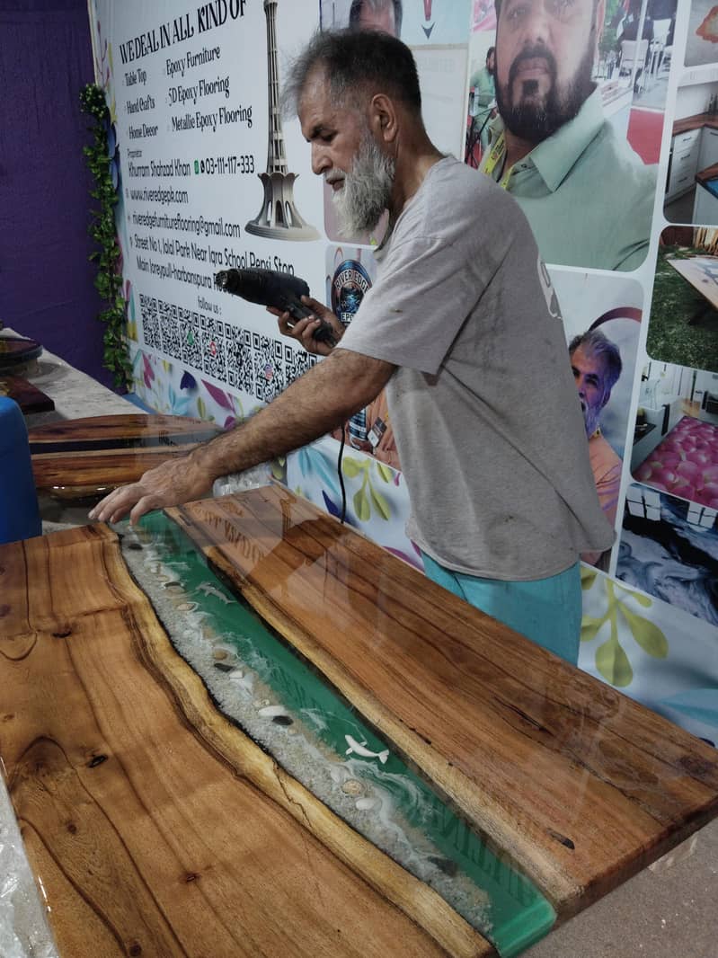 Epoxy River coffee  table 5