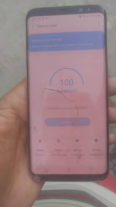 Samsung Mobile S8 Plus 4 64 and vivo y91 6 128