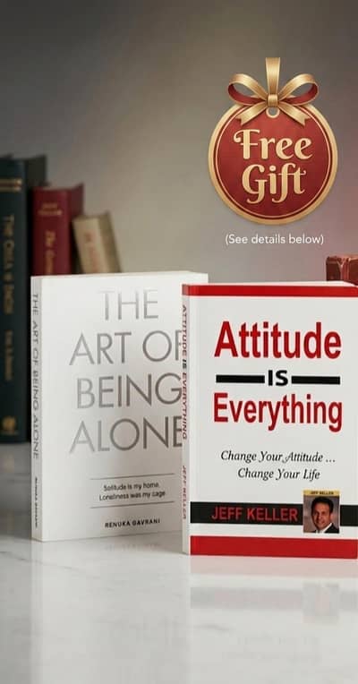 2 English Books Set +1 Free Book (Attitude is Everything & More)