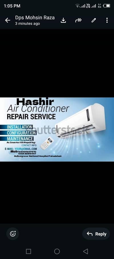 Advertising Ac repair