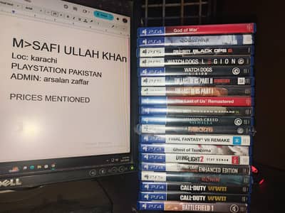 pS4-ps5 games at best prices no nego plz