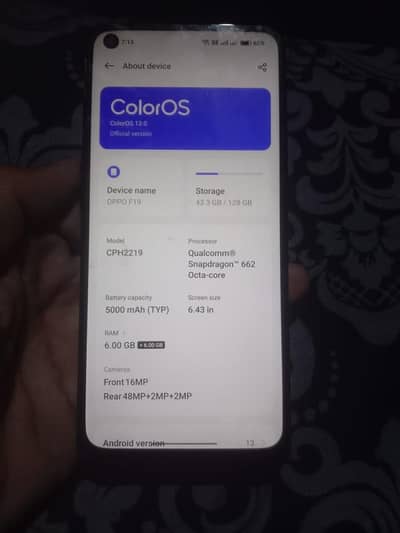 OPPO F19 only exchange phone