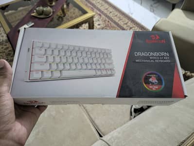 Just like new gaming red dragon k630 60% keyboard original