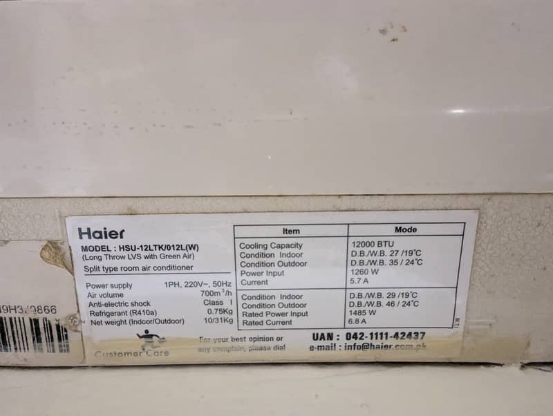 Haier AC 2