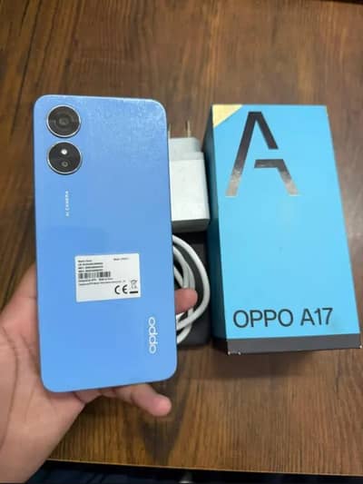 OPPO A17 4/64 Dual Official PTA Approved 10/10