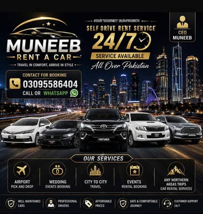 Self Drive Car Rental - Corolla, Civic, Yaris, City, BRV, Rivo, Alto