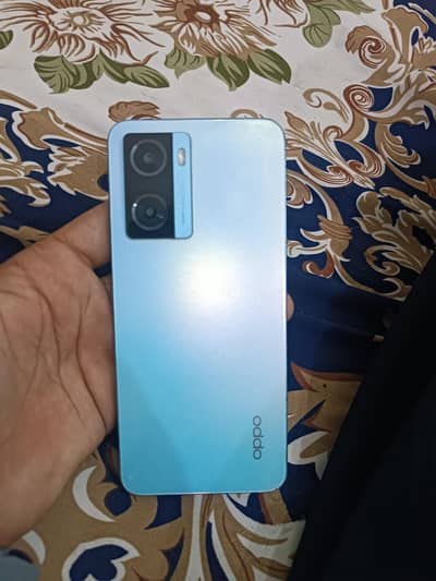 oppo a 77 4+4 128   blue color