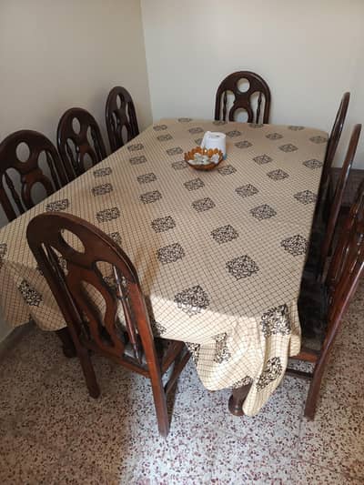 8 seater dinning table