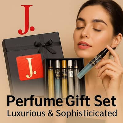 5 pcs alcohol free unisex perfume set multicolour long lasting