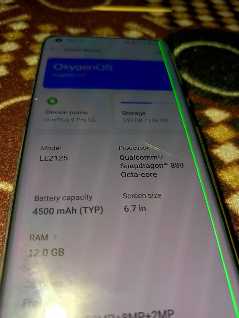 One Plus 9 Pro 6