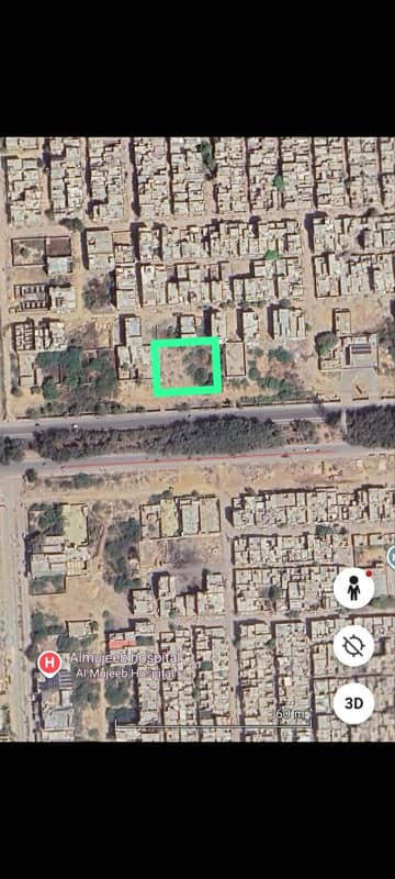 400sqyard plot available for sale in front of main 320feet road