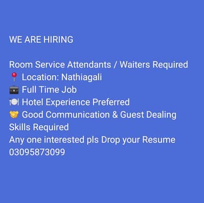 room Service Waiters