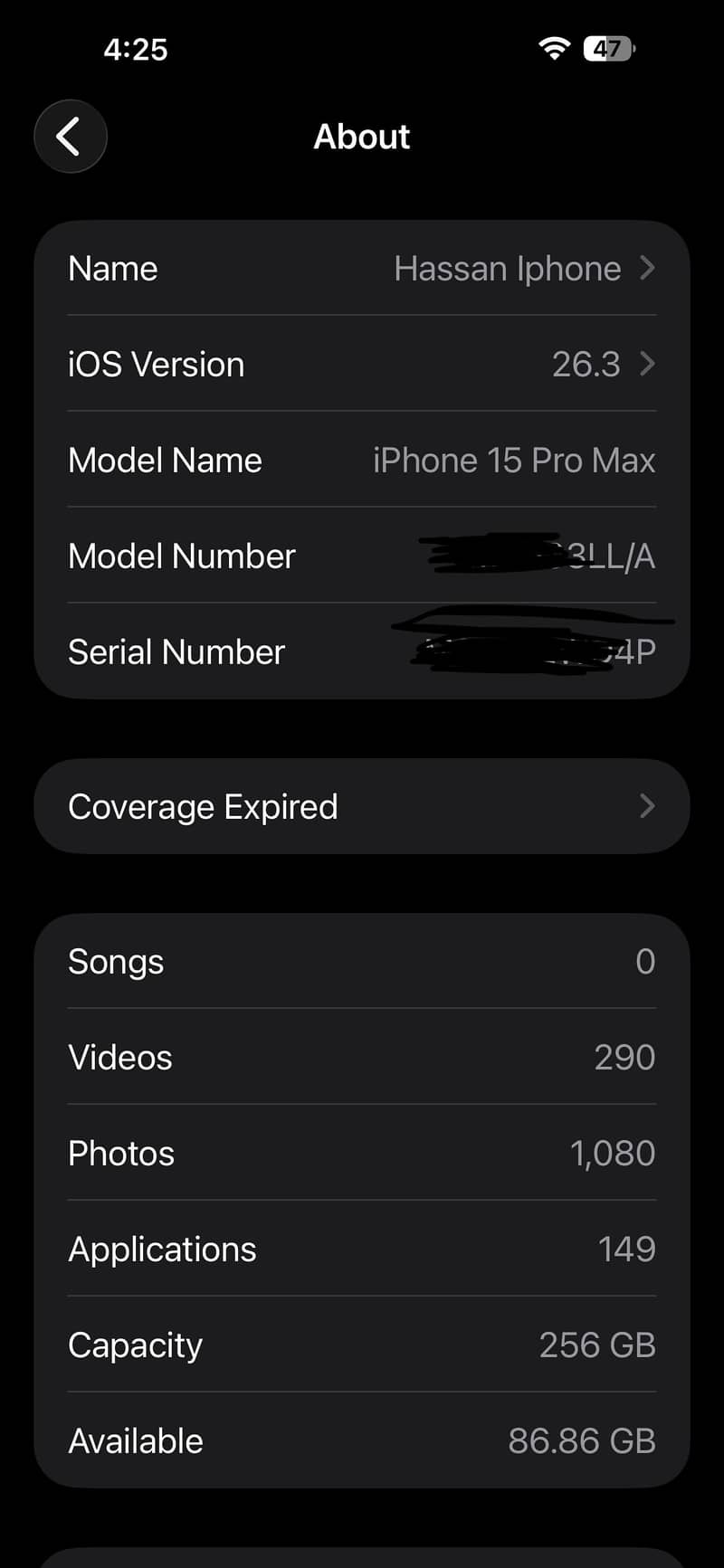 Iphone 15 pro max 12