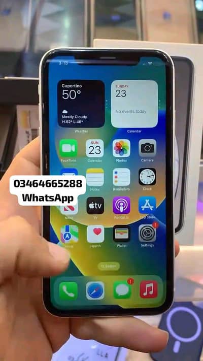 Iphone XR 128GB PTA approved full box For sale