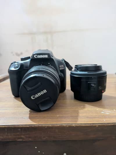 Canon 4000D with Dual Lens (18-55mm + 50mm) - Excellent Condition