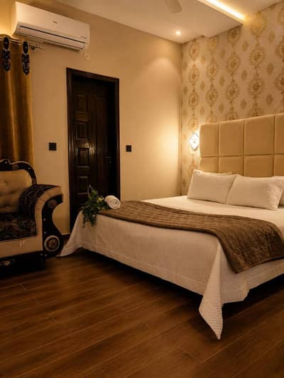 One bedroom apartment per day Avlable Gulbarga green Lslamabad fully furnished