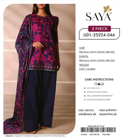 Unstitched Lawn Suit