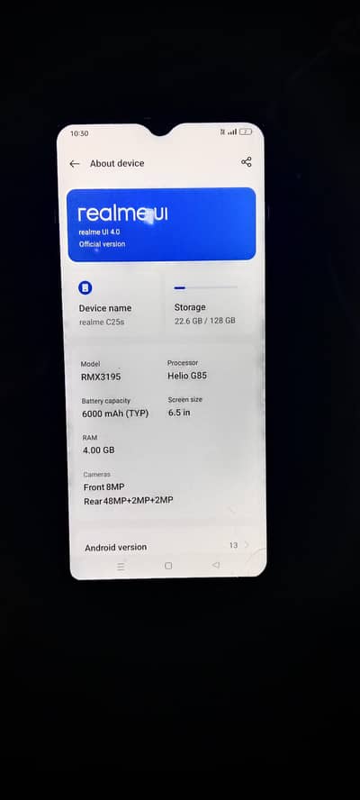 Realme c25s 4GB 128GB