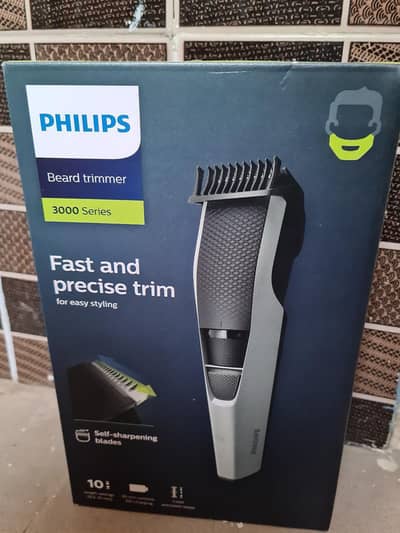 New Philips Hair & Beared Trimmer 3000 Series
