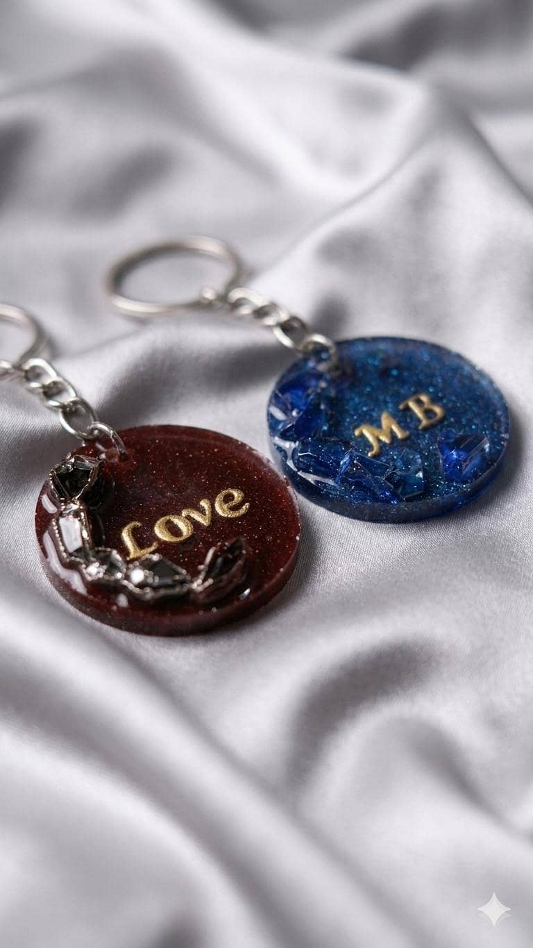 Resin keychains 1