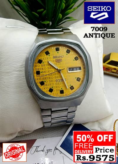 Seiko 5 Citizen Orient Automatic Pre-Owned watch Japan 03161737353