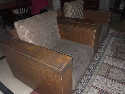 pure wood sofa