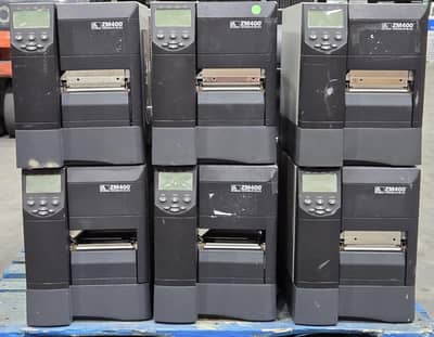 Industriel Barcode Thermal Transfer Label Printer Zebra ZM400 10/8
