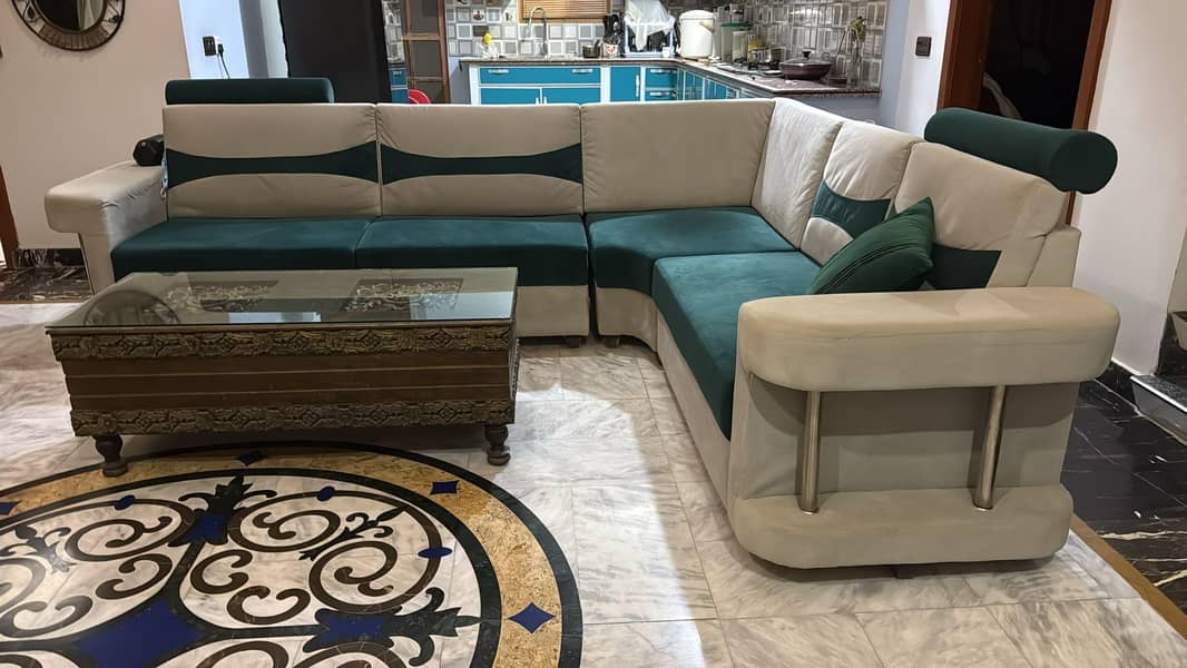 Sofa set with table 11