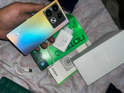 Infinix Note 40 with Box charge 256Gb official pta