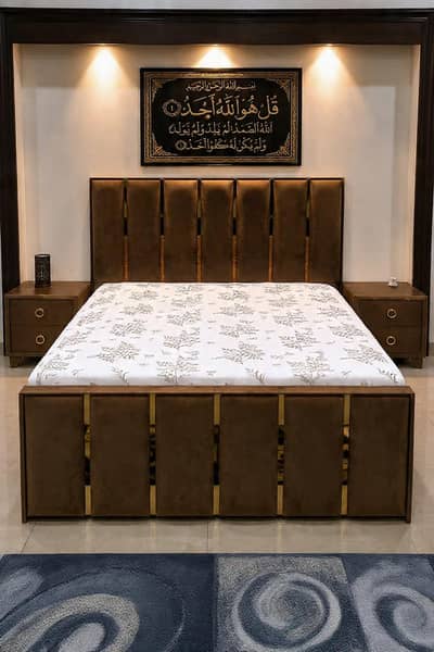 King large bed / wooden bed / bed urgent sale / Home furniture