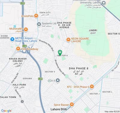 Prominently-Located Commercial Plot Available In DHA Phase 8 - Block U For sale