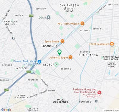Stunning Back of Main Residential Plot Is Available For sale In DHA Phase 6 - Block B