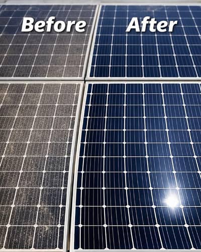 Professional Solar Cleaning Wash Service