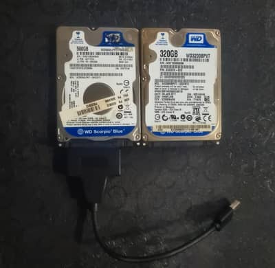 Hard Drive 500gb and 320gb