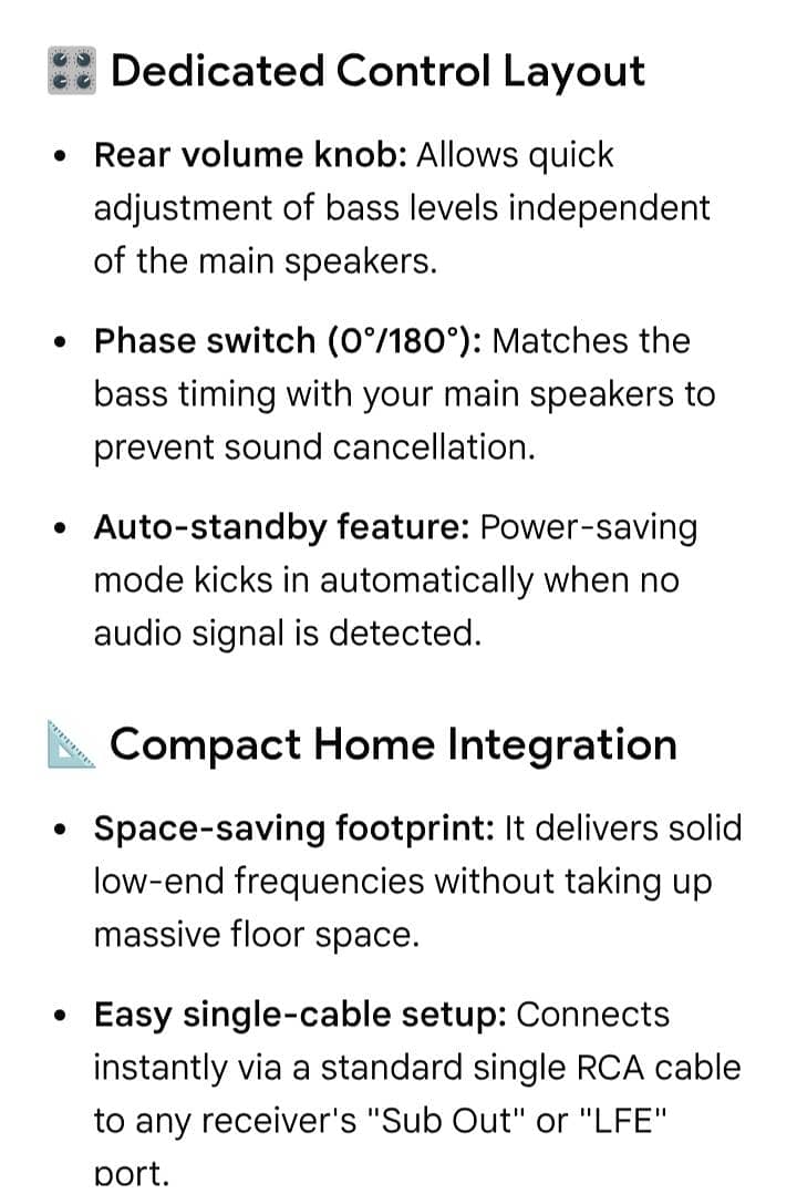 Active subwoofer 5