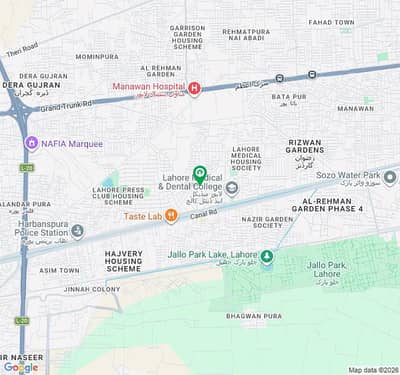 20 Marla Plot For Sale On Service Road