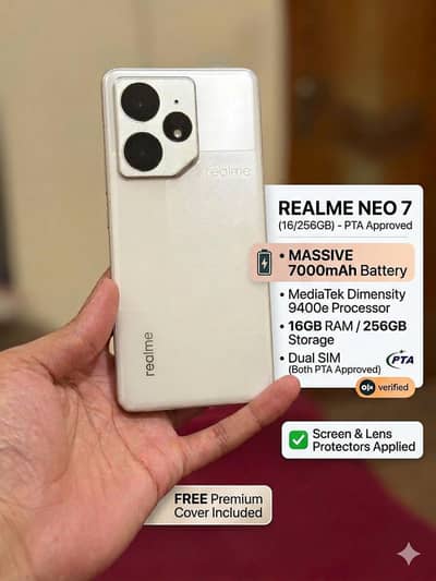 Realme Neo 7 16GB/256GB | 100% Battery Health | 10/10 Condition