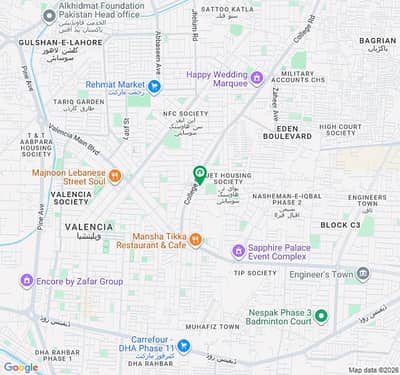 10 MARLA PLOT FOR SALE IN UET SOCIETY COLLEGE ROAD LAHORE.